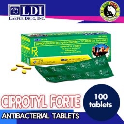CIPROTYL FORTE 100 TABLETS for Game Fowls