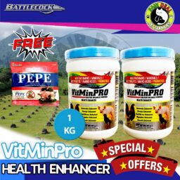 2X VITMINPRO 1 KG with FREE PEPE Dewormer