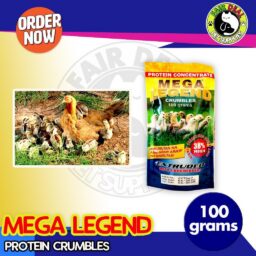 MEGA LEGEND Crumbles (100g) - Feed Additive for Gamefowl Chicks