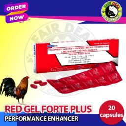 RED GEL FORTE PLUS for gamefowls (20 soft capsules)