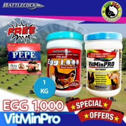 Vitmin Pro And Egg 1,000 1KG with FREE PEPE Dewormer