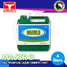 Major D Multi-Purpose Liquid Disinfectant 1Gallon / 4Liters