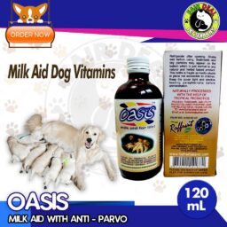 Oasis Milk Aid Dog Vitamins with Anti-Parvo Properties 120mL