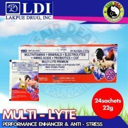 MULTILYTE PREMIUM 22G x 24 SACHETS/BOX FOR ANIMALS (NEW & IMPROVED)